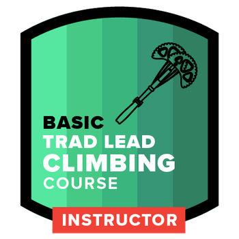 Basic Trad Lead Climbing Course Instructor