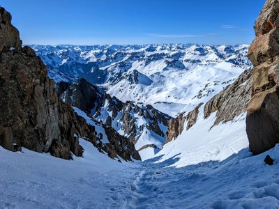 Basic Alpine Climb – Mount Sneffels climb up Lavender Couloir + Ouray via ferrata