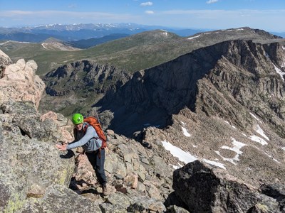 Scramble – Summit Lake to Mt. Bierstadt via Sawtooth