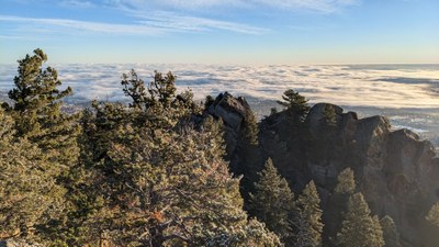 Scramble – Sunrise on Nebel Horn (off Fern Canyon saddle)