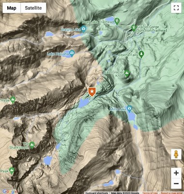 BPX 2-Day: Andrews Creek Backcountry Area from Bear Lake TH