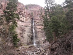 Upper Cascade Falls and Chief Ouray Mine