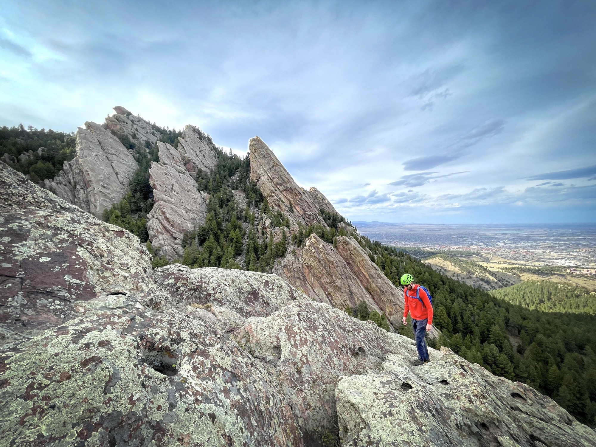 Intro to Flatiron Scrambling Course Boulder 2024 — The Colorado