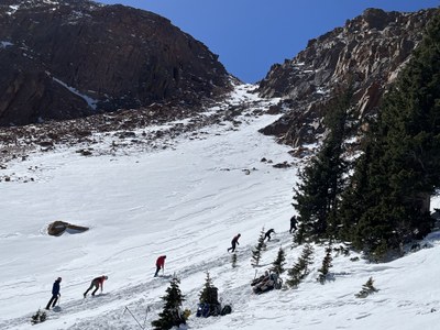 PPG BMS - Advanced Snow Climbing Field Day #1 – Pikes Peak - Glen Cove