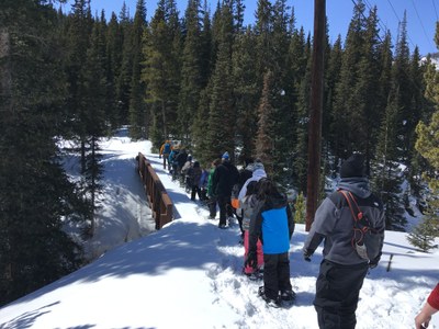 Snowshoeing Overnight Hut Trip for Middle School - 2025